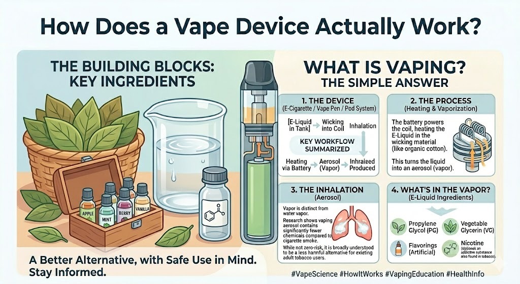 How Does a Vape Device Actually Work?