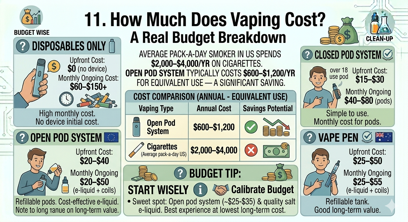 How Much Does Vaping Cost A Real Budget Breakdown